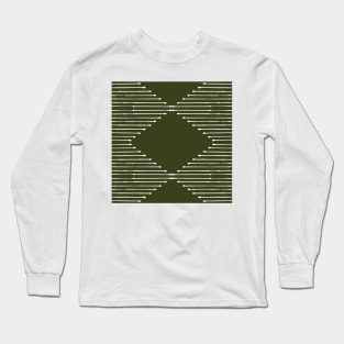 Geo (Olive Green) Long Sleeve T-Shirt